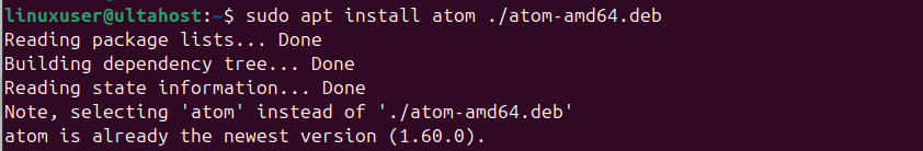 install atom cli