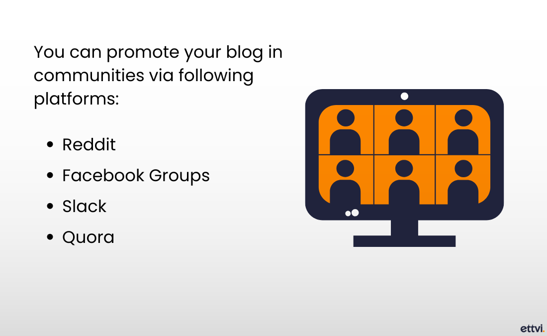 online communities to promote your blog