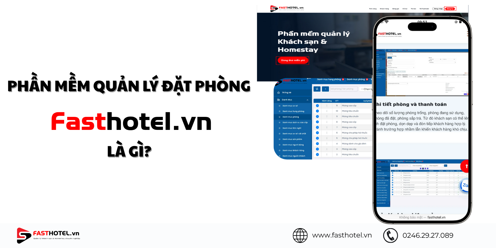 Tổng quan về phần mềm quản lý đặt phòng