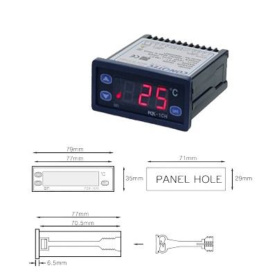 Kích thước FOX-1CH Conotec