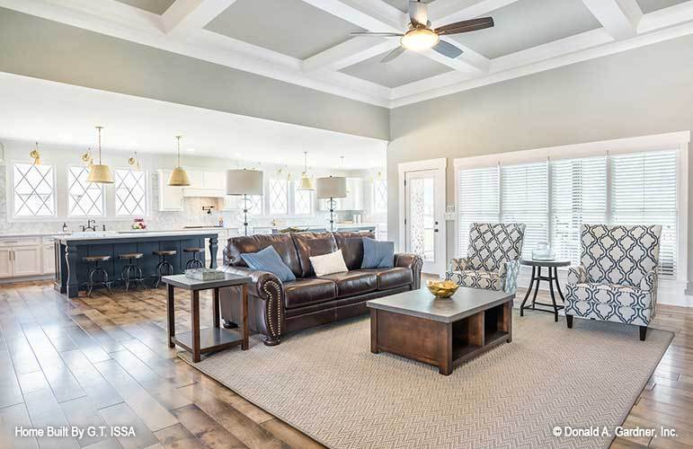 The great room opens completely to the gourmet kitchen.The great room opens completely to the gourmet kitchen.