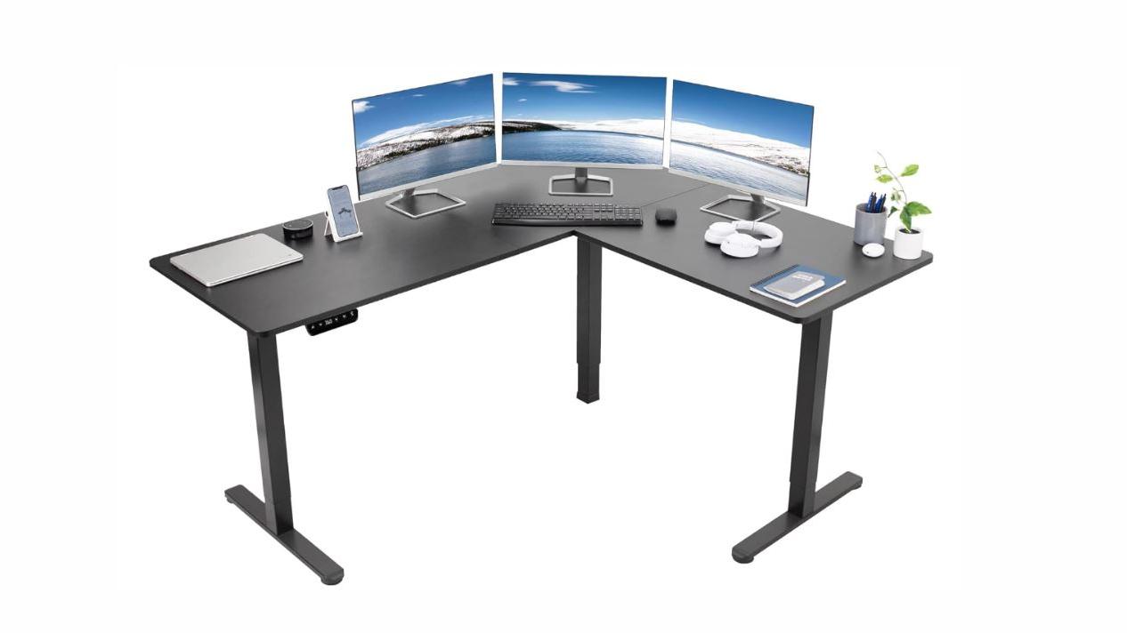 VIVO Corner Stand-Up Desk