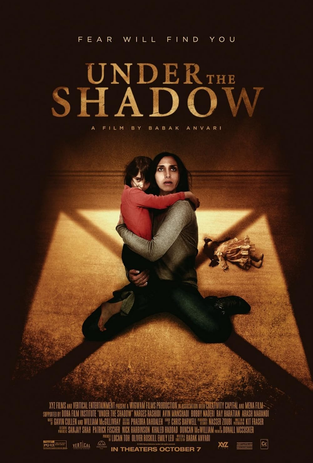 Under The Shadow- 18 rated horror movies on netflix