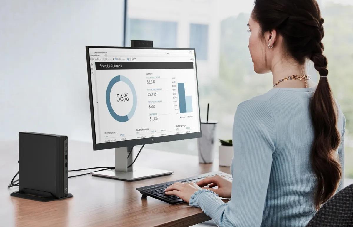 Máy tính để bàn HP Pro Mini 400 G9 Intel Core i5 12500T.