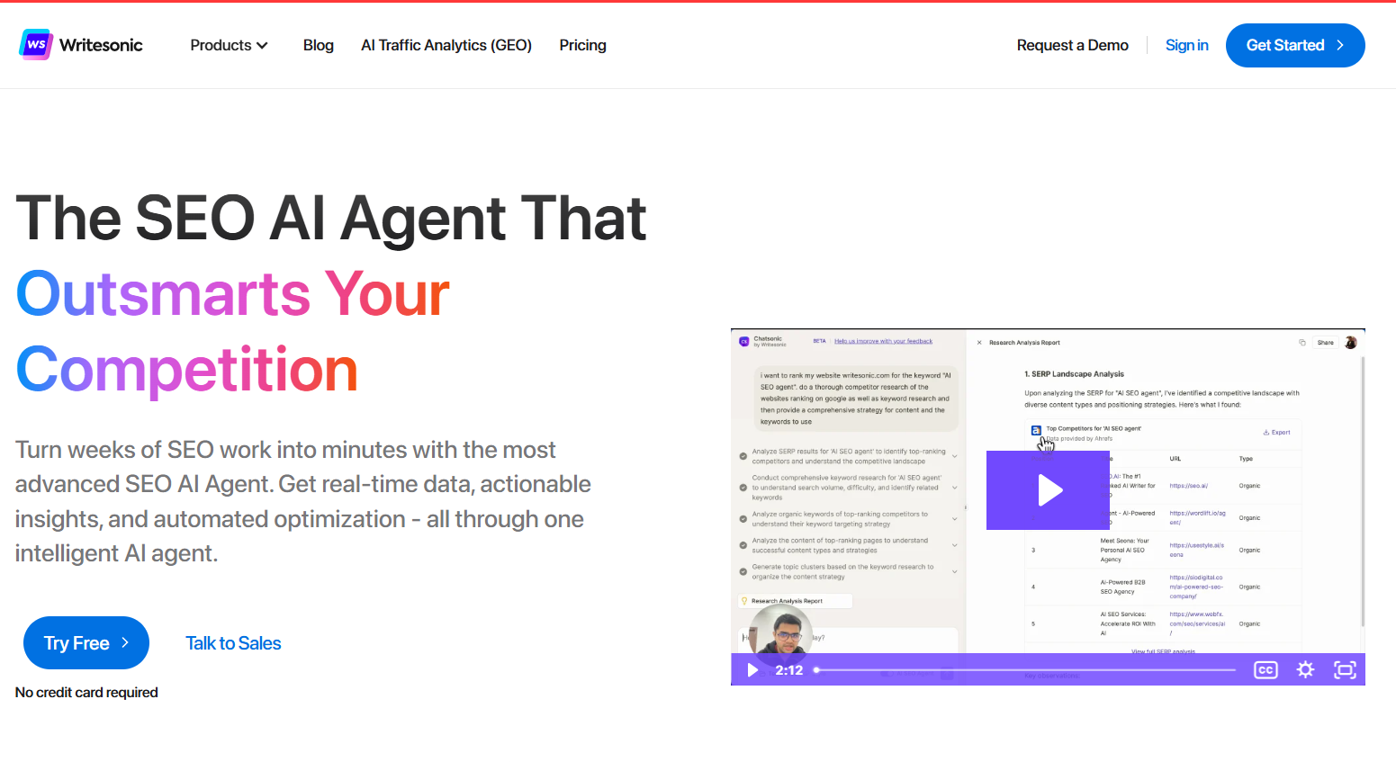 writesonic - Best AI Writing Tools for SEO-Rich Blog Content 