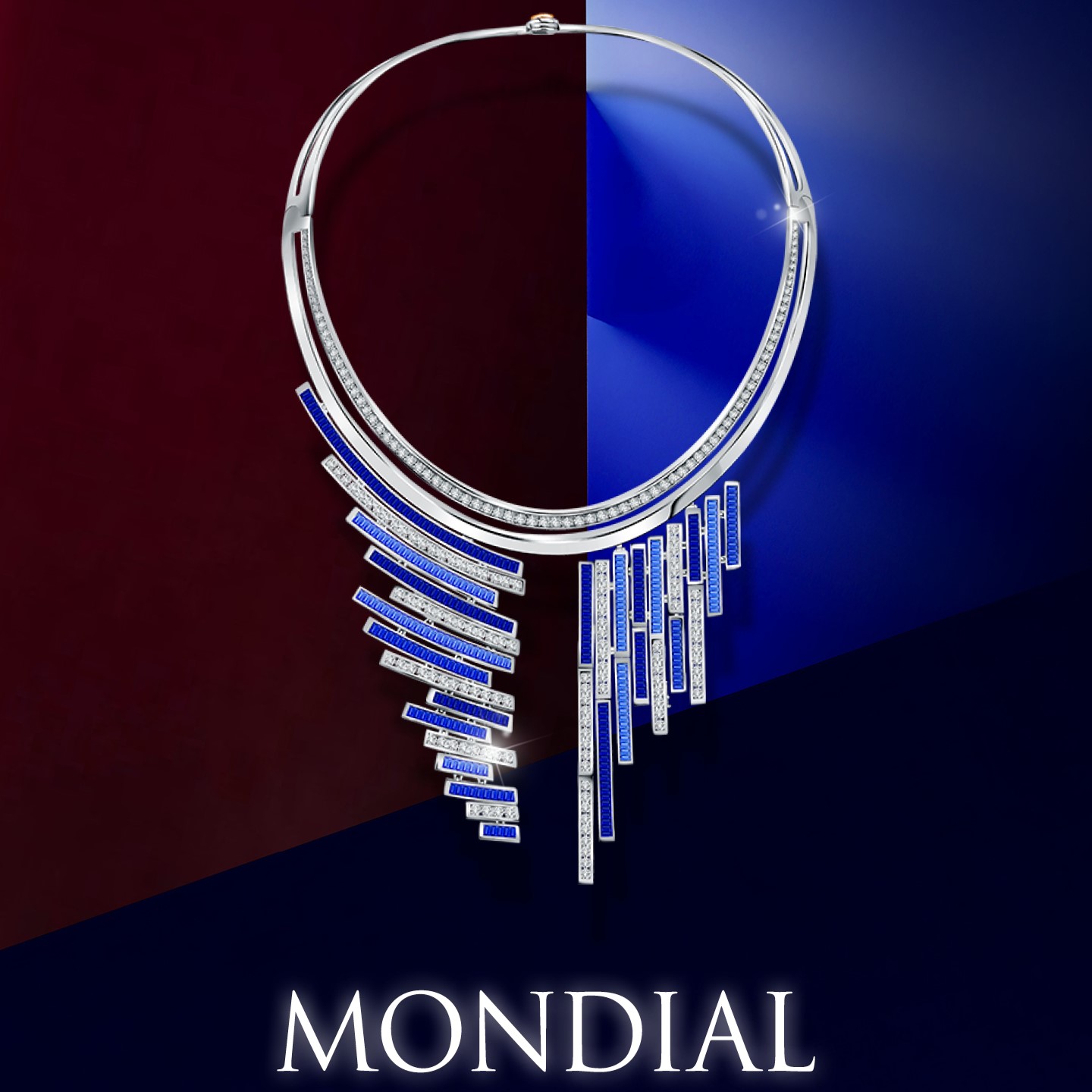 MONDIAL Precious Fire The Torch of Grandeur Necklace