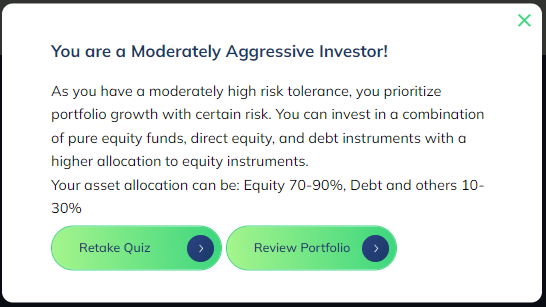 Risk profiling quiz