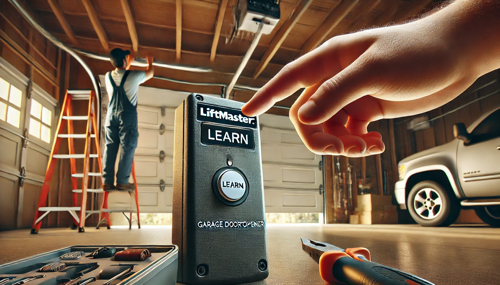 liftmaster garage door opener reset