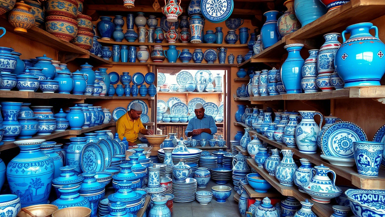 Multani blue pottery