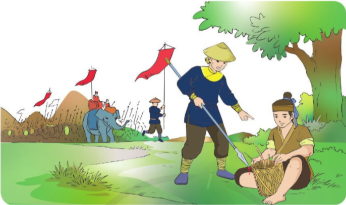 BÀI 16: BẢO VỆ TỔ QUỐCCHIA SẺCâu 1: Nói điều em biết về những người trong mỗi tranh dưới đây.Giải nhanh:Hình 1: Các chú bộ đội hải quân. Nhiệm vụ của các chú là tuần tra, canh giữ và bảo vệ vùng biển của Tổ quốc.Hình 2: Các chú lính bộ binh. Các chú thường làm nhiệm vụ tuần tra, canh giữ, bảo vệ vùng đất liền của Tổ quốc.Hình 3: Lực lượng pháo binh, chuyên nghiên cứu, điều khiển và cung cấp hỏa lực cho các lực lượng tác chiến trên mặt đất, mặt nước,...Hình 4: Các chú lính đặc công. Các chú thường thực hiện các nhiệm vụ tác chiến đặc biệt như tập kích bất ngờ vào các mục tiêu hiểm yếu, mai phục tiêu diệt quân địch,…Câu 2: Nghe hoặc hát một bài hát về chú bộ đội.Giải nhanh:Một số bài hát về chú bộ đội:  Cháu thương chú bộ đội