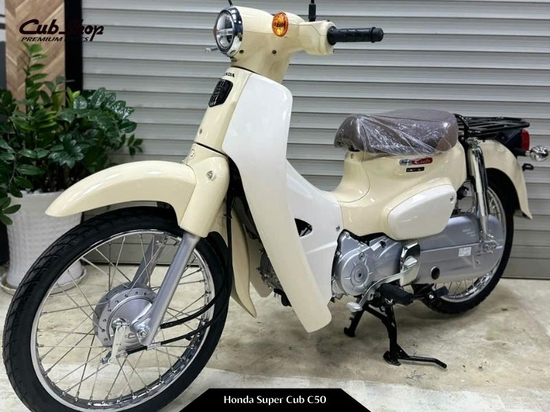 Xe Honda Super Cub 50 nổi bật với thiết kế đơn giản, tinh tế