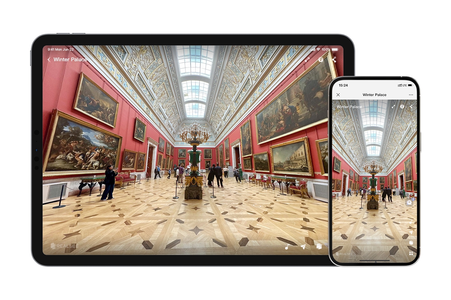 Scanning space with a 3D scanning camera