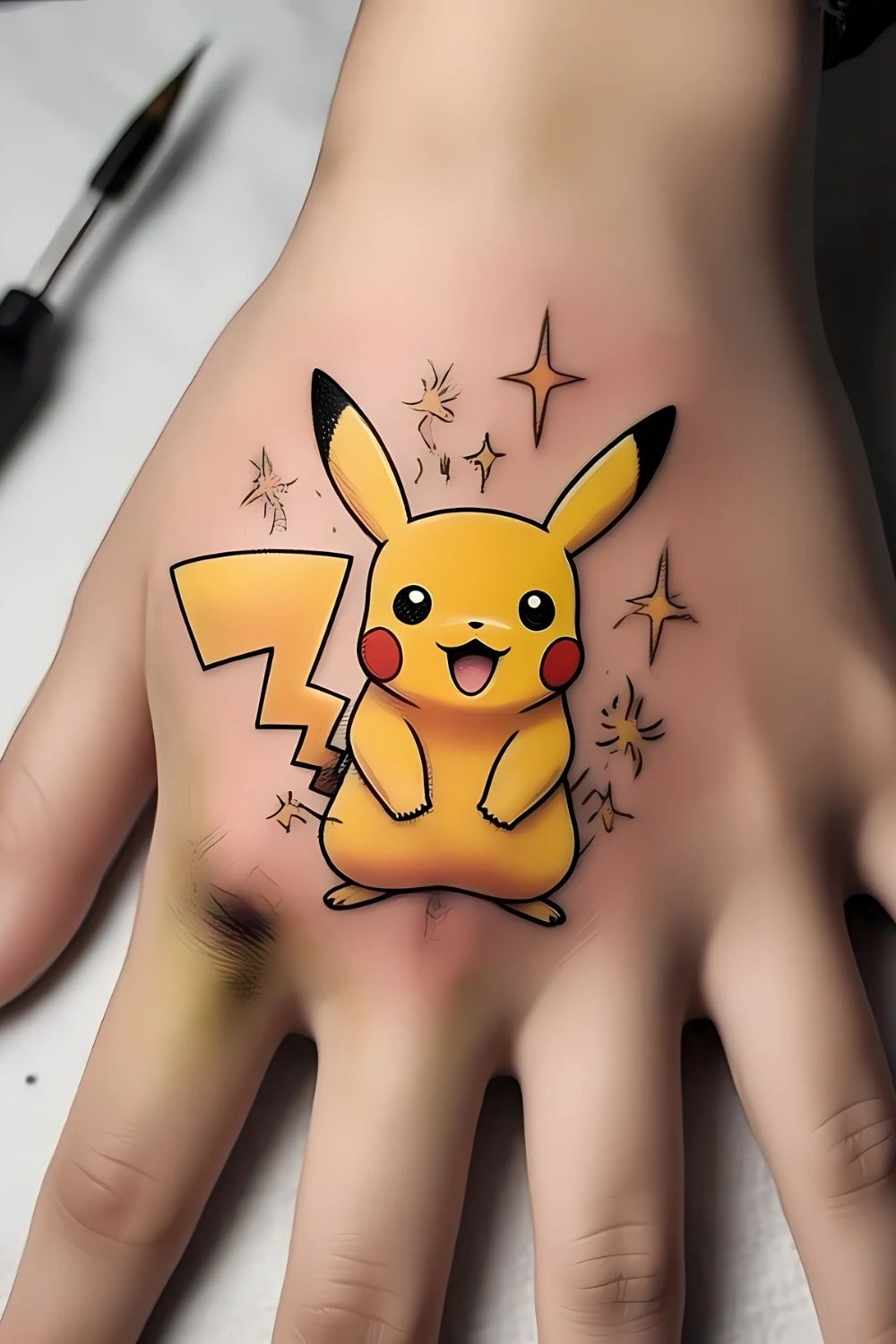 Pikachu Tattoo Fix