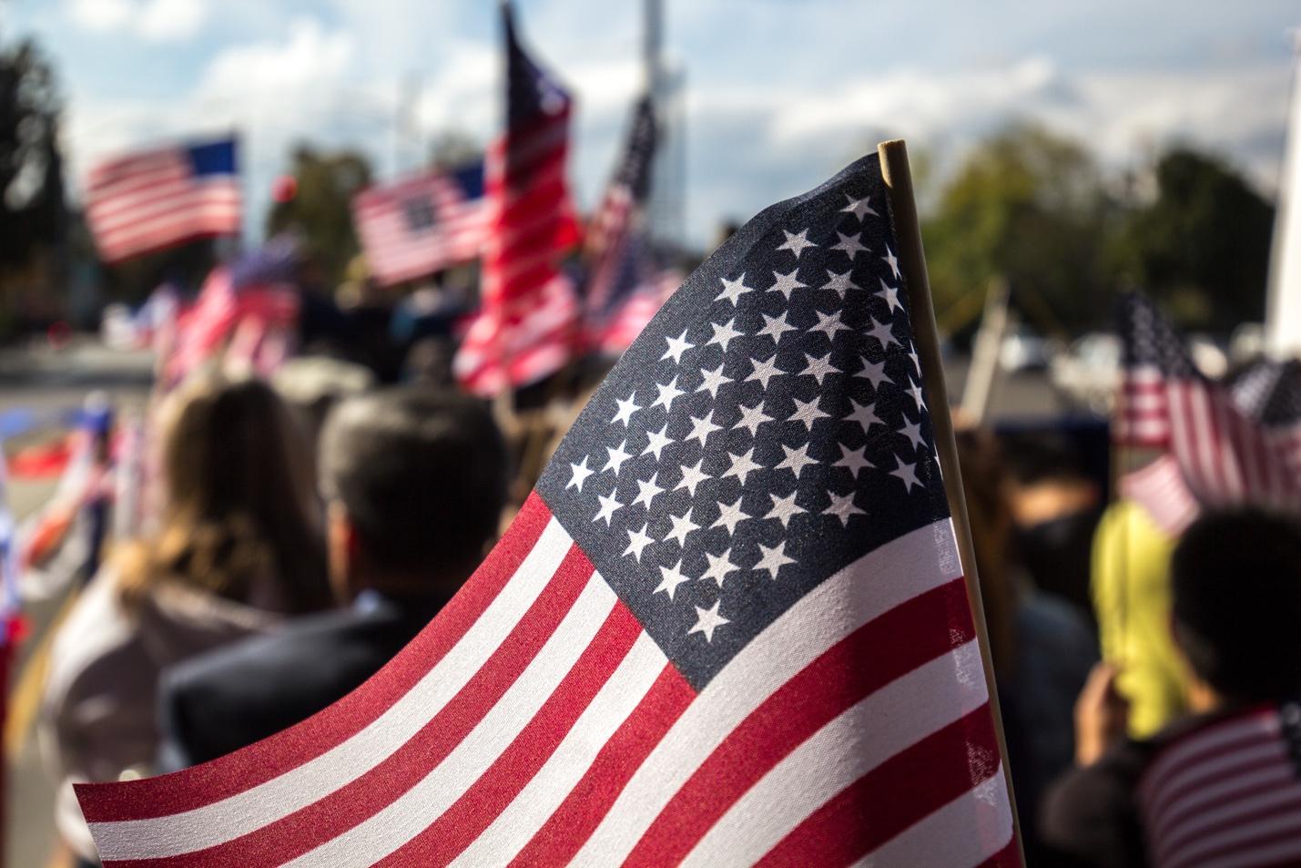 A close-up of a flag

Description automatically generated