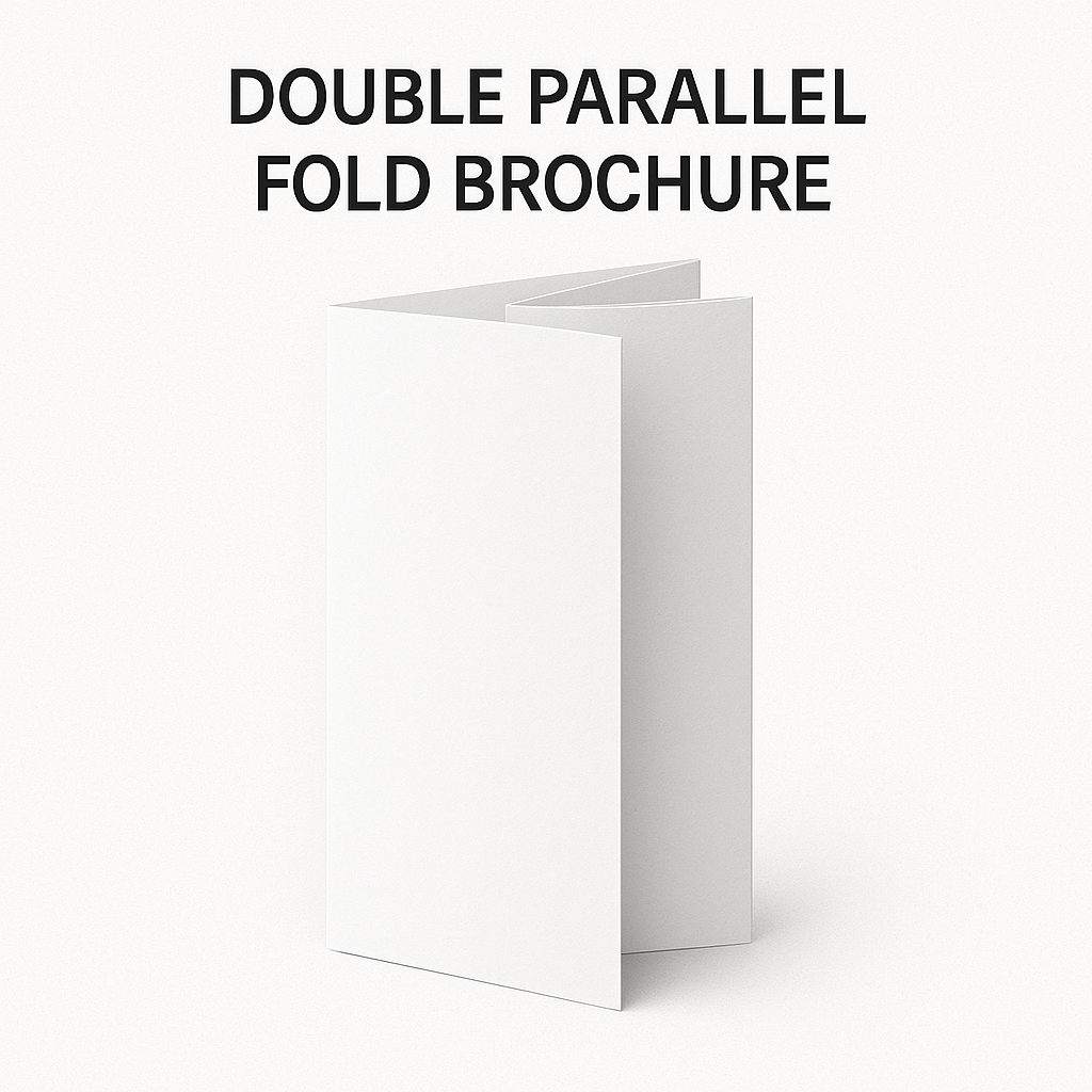 illustration of Double Parallel Fold Brochure 