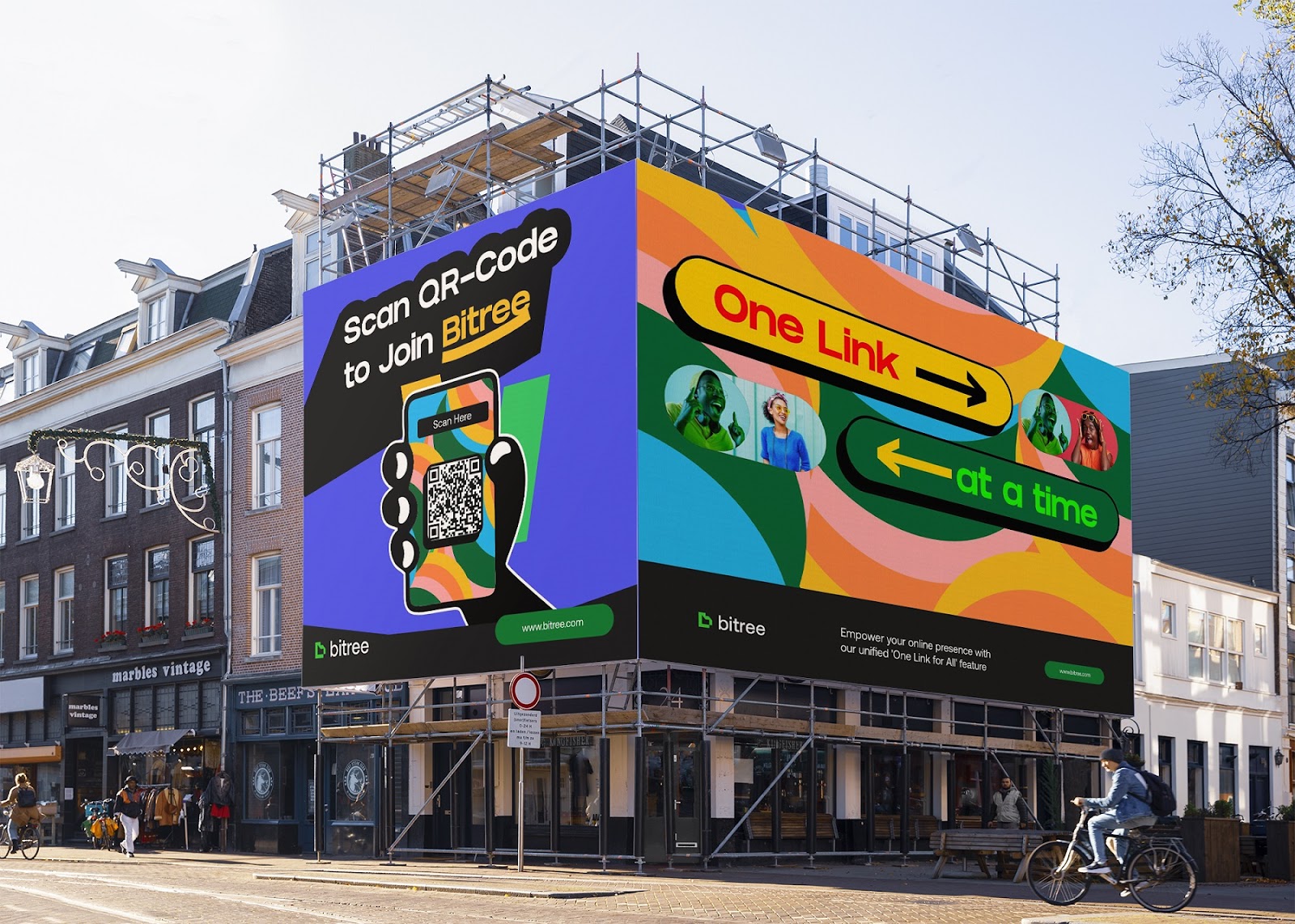 Image from the Streamlined Branding for Bitree’s Link Management Platform article on Abduzeedo