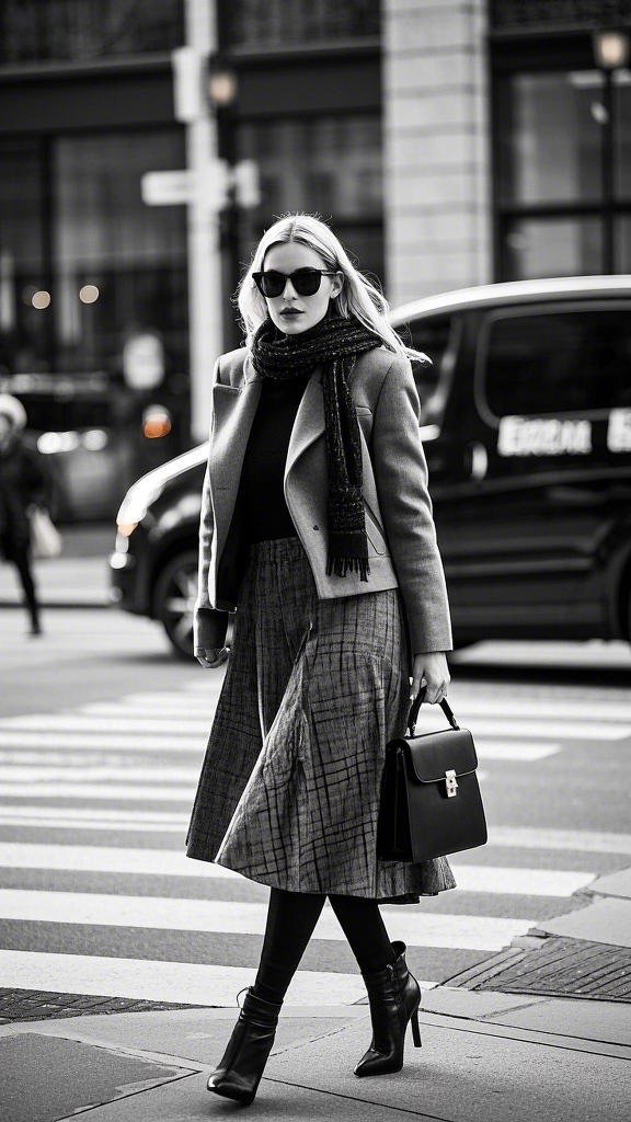 Chic Winter Elegance: Styling a Maxi Skirt for Women