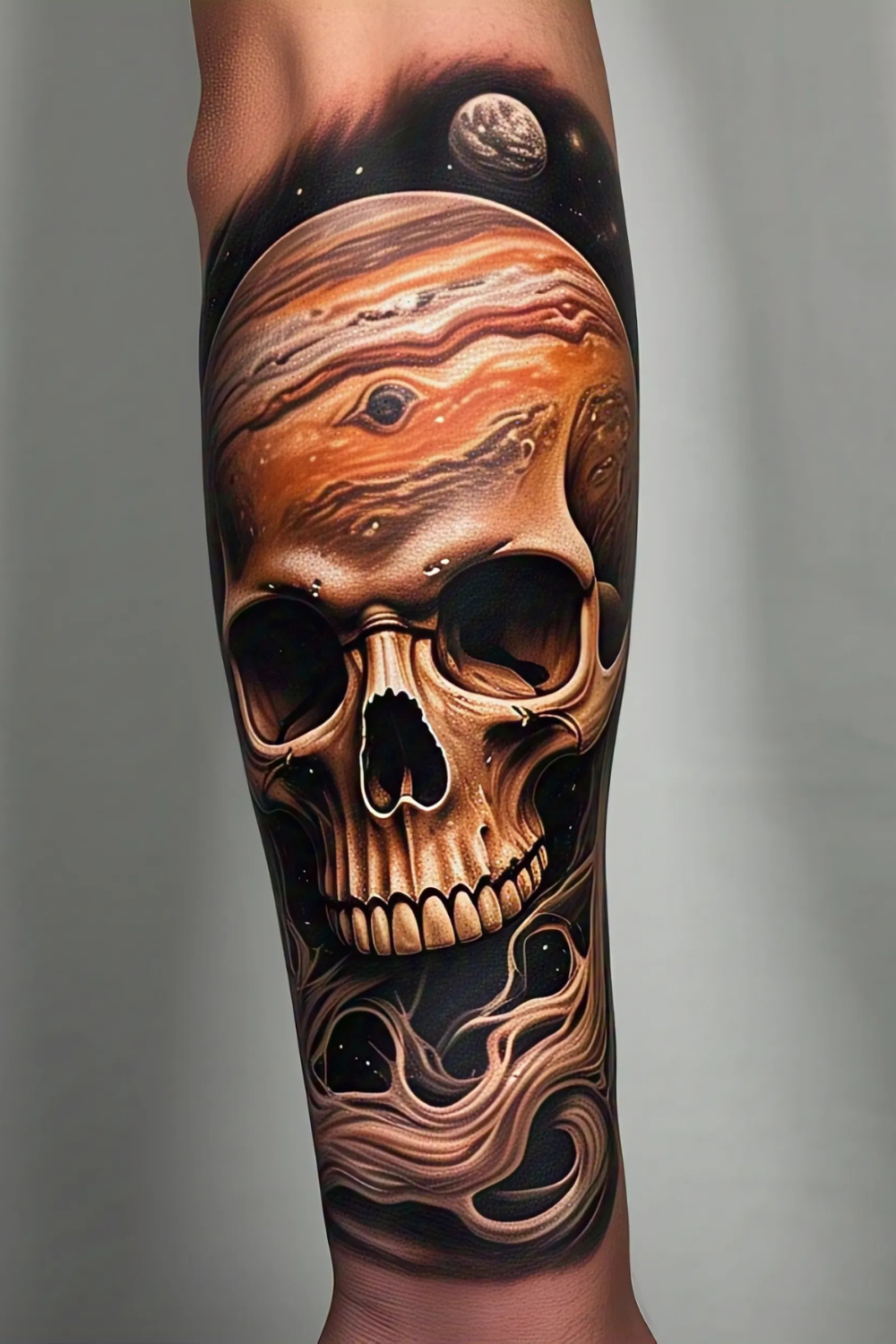 Jupiter Skull Tattoo