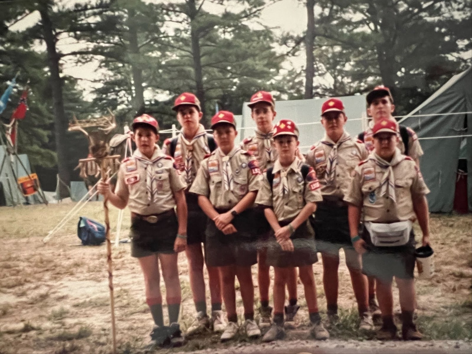 Adam Benefield as a young Scout