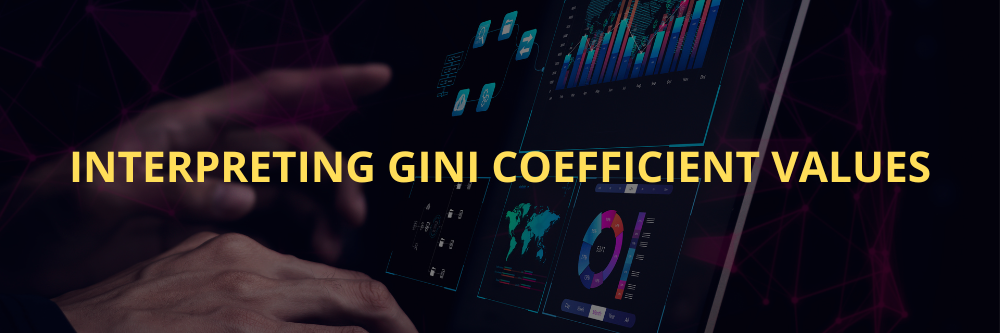 Interpreting gini coefficient values.