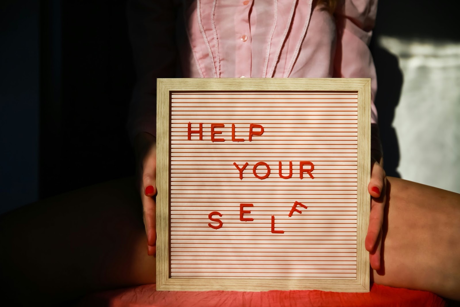 help yourself sign