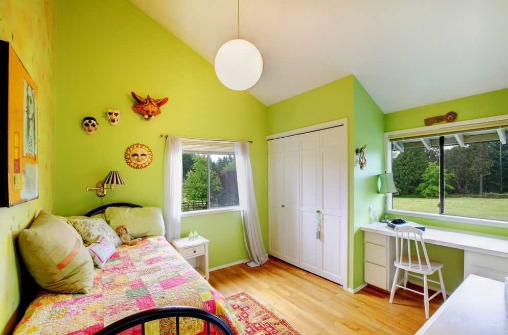 Use Light Green or Light Yellow in a Kids Room