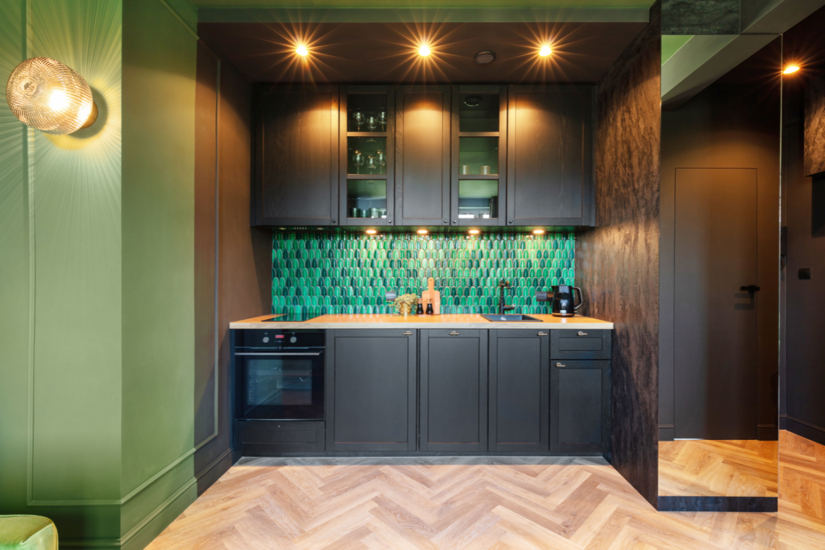 custom bar cabinets with black cabinets for designers