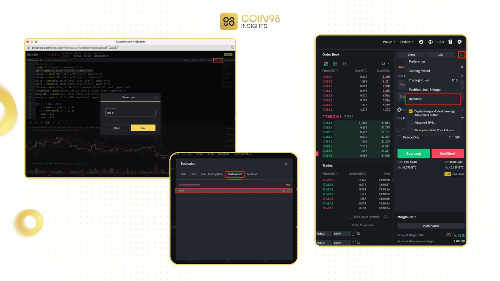 binance backtesting rsi