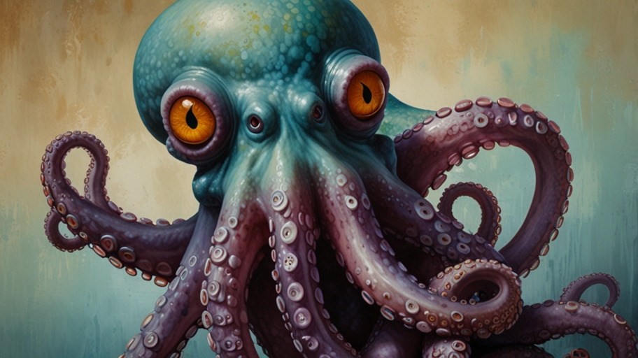 Octopus Painting