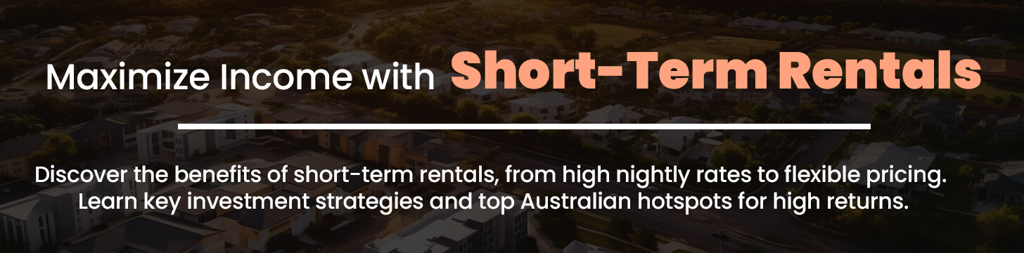 Short-Term Rentals for passive income
