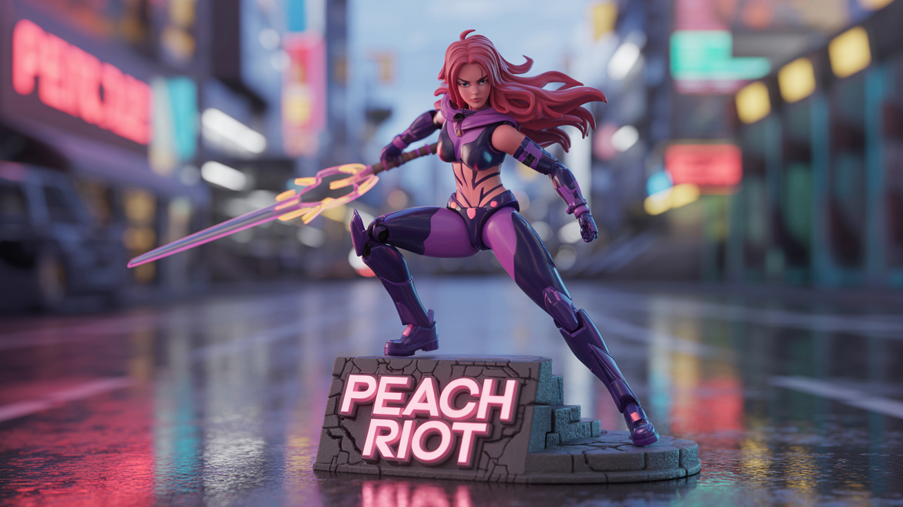Peach Riot Figures