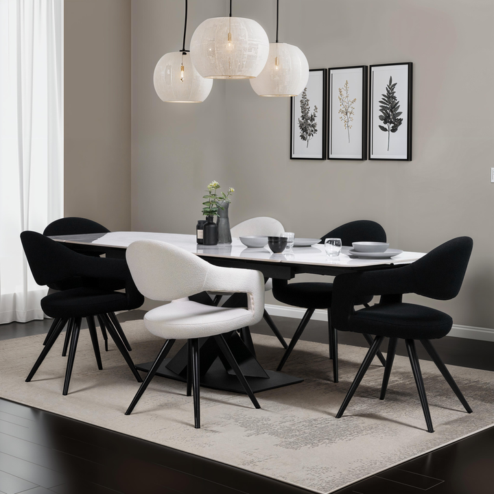Ceramic Extendable Dining Table