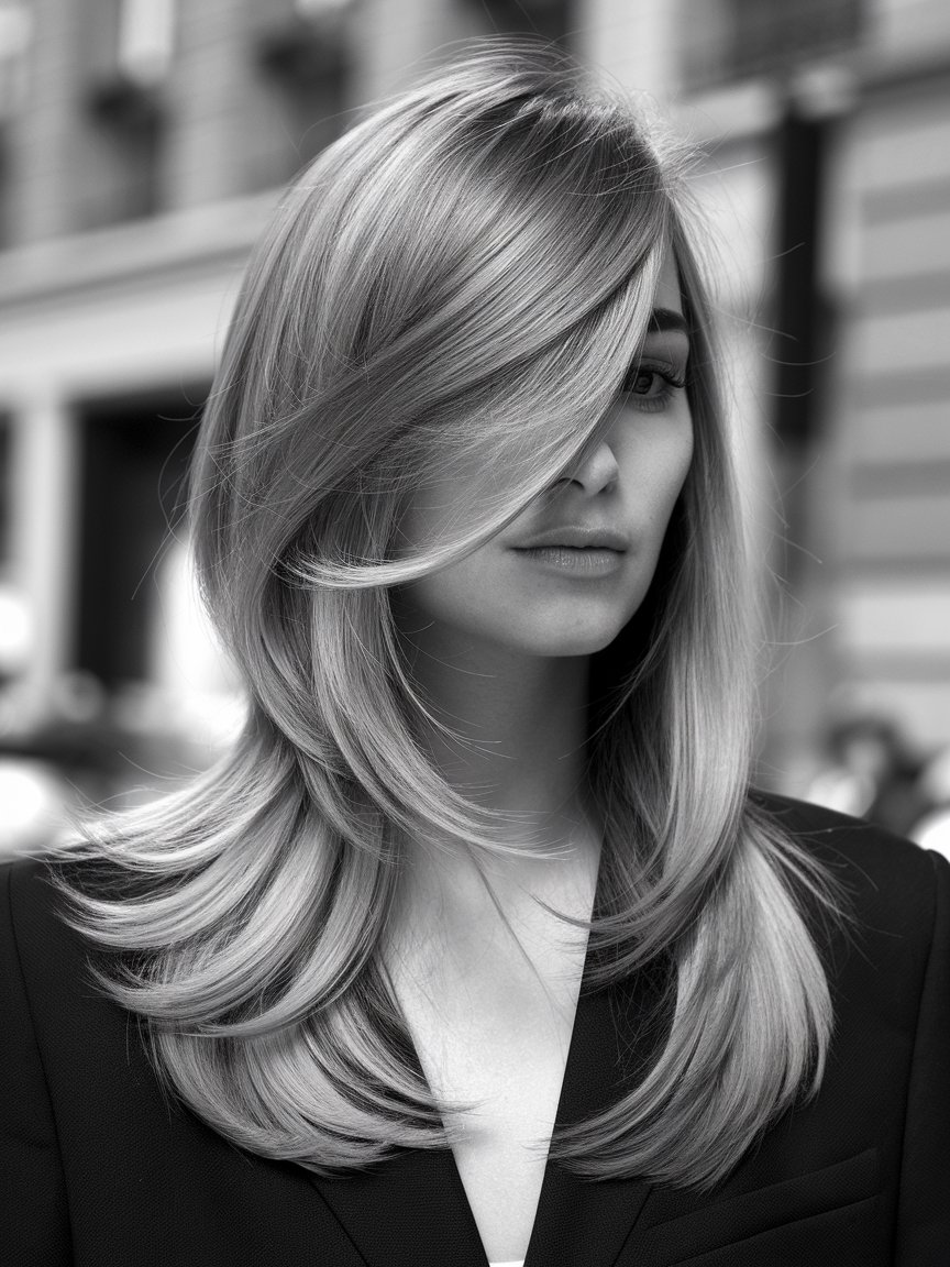 62. Long Sleek Haircut