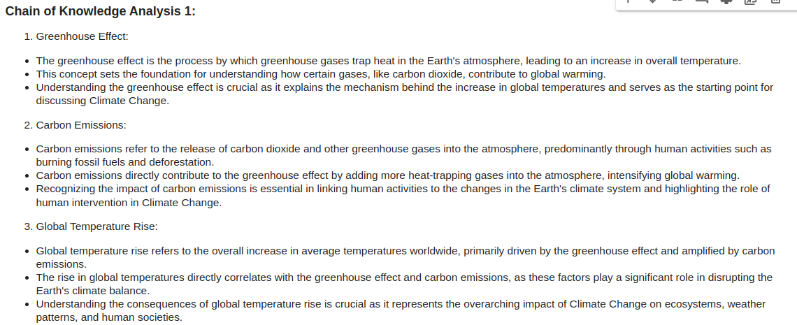 Chain of Knowledge Analysis 1