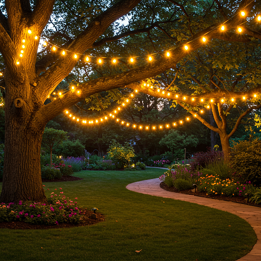 DIY Romantic Garden Lighting