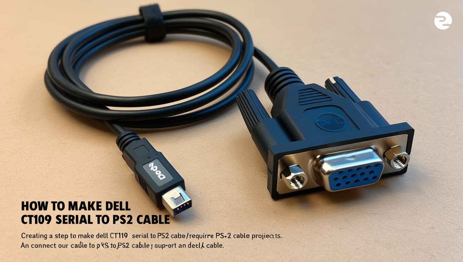 How to Make Dell CT109 Serial to PS2 Cable