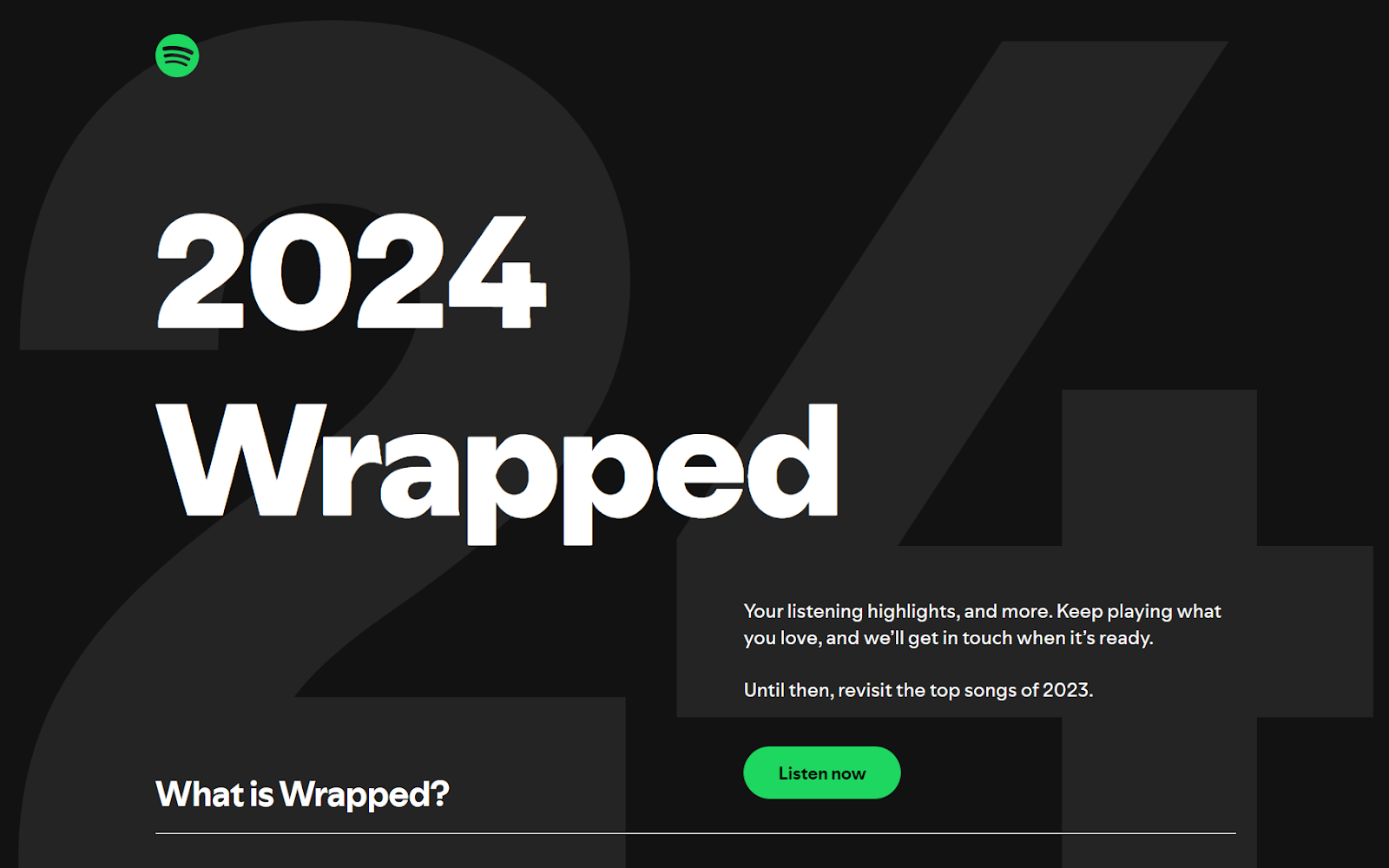 Interactive Web Design: Spotify Wrapped Interactive Storytelling Sample