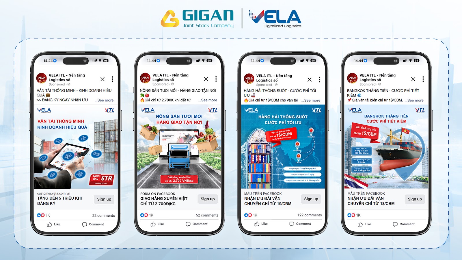 Case Study | Vela | Bí Quyết Vượt 117% Leads Cho Ngành Logistics Số