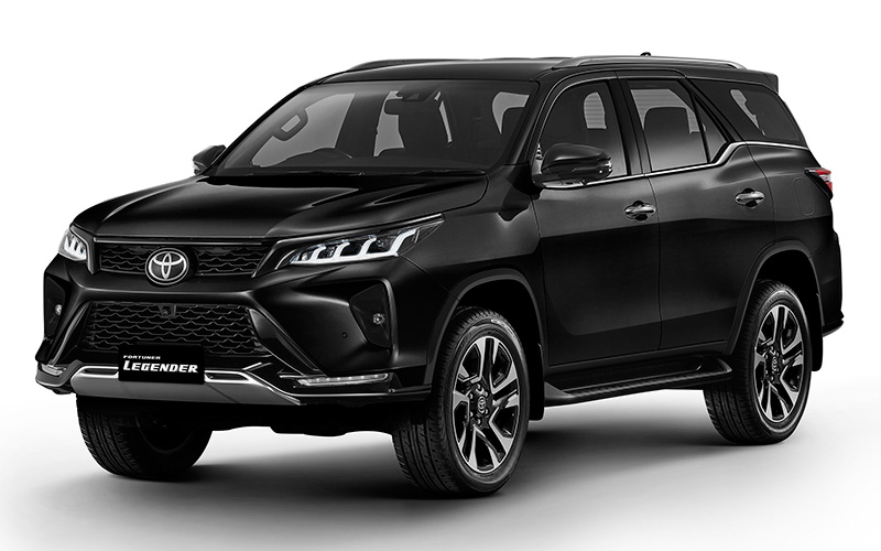 รถยนต์ Toyota Fortuner Legender 2023 มีทั้งหมด 3 สี