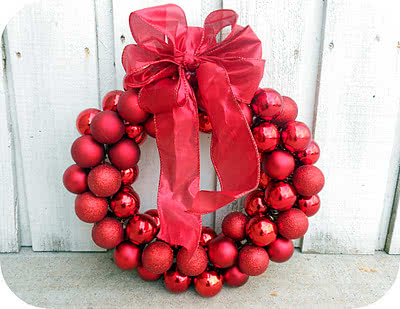 DIY Ornament Wreath