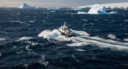 Magellan Strait and Drake Passage