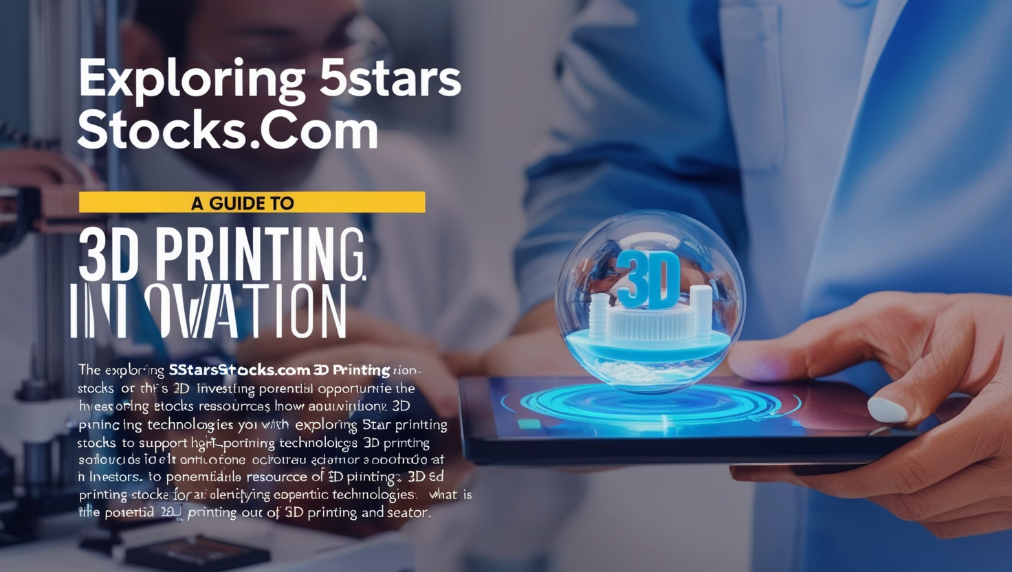 5starsstocks.com 3d Printing Stocks