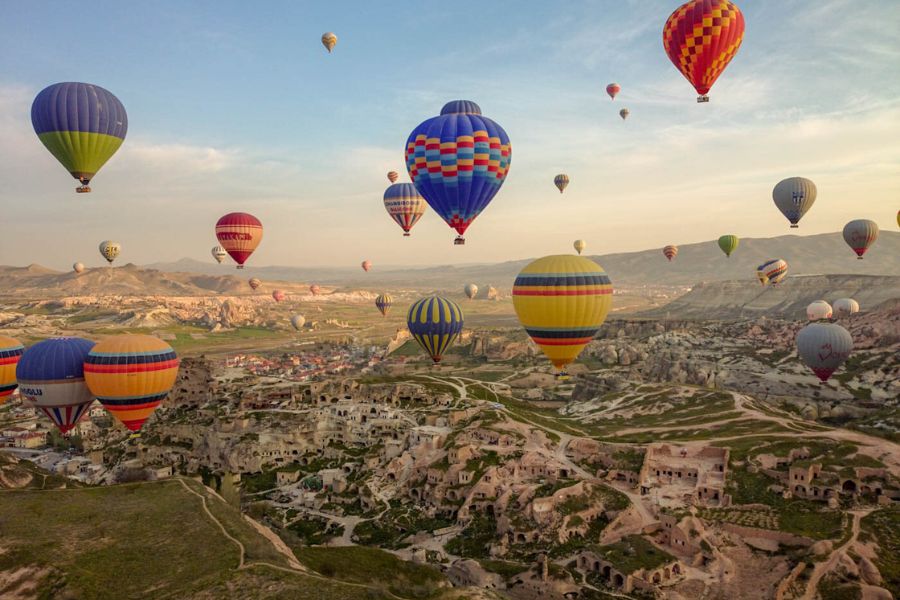 December is the perfect time to take a hot air balloon ride over Chiang Rai