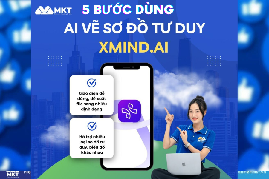 5 Bước Xây Dựng Sơ Đồ Tư Duy Tự Động Bằng AI Với Xmind.AI