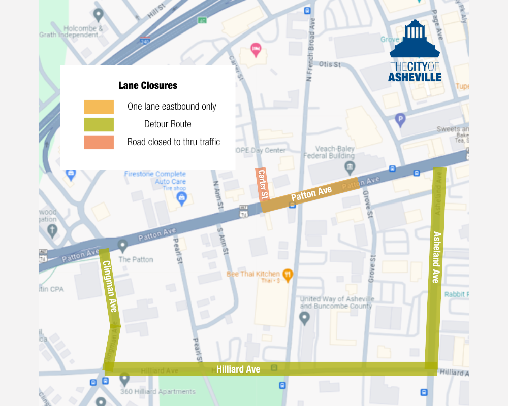 map of road closures