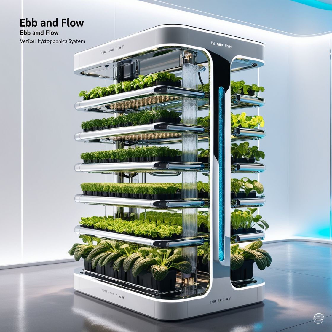 ebb and flow vertical hydroponics