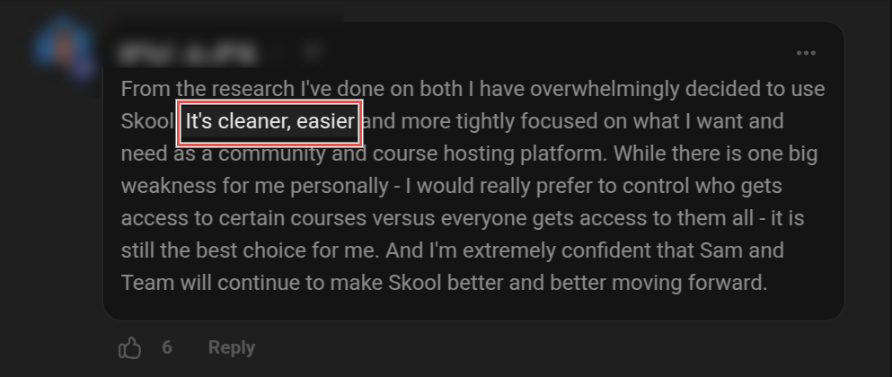 clean UI Skool reviews by customers