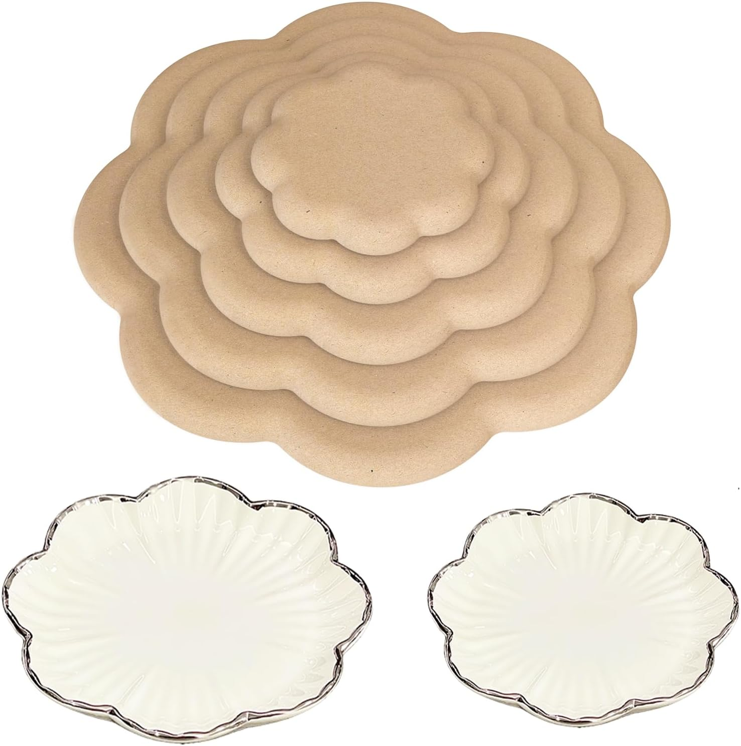 floral plate molds