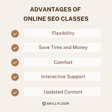 Advantages of Online SEO Classes