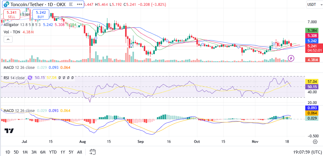 TON/USD 1-day chart. Image source: TradingView